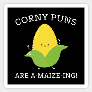 Corny Puns Magnet